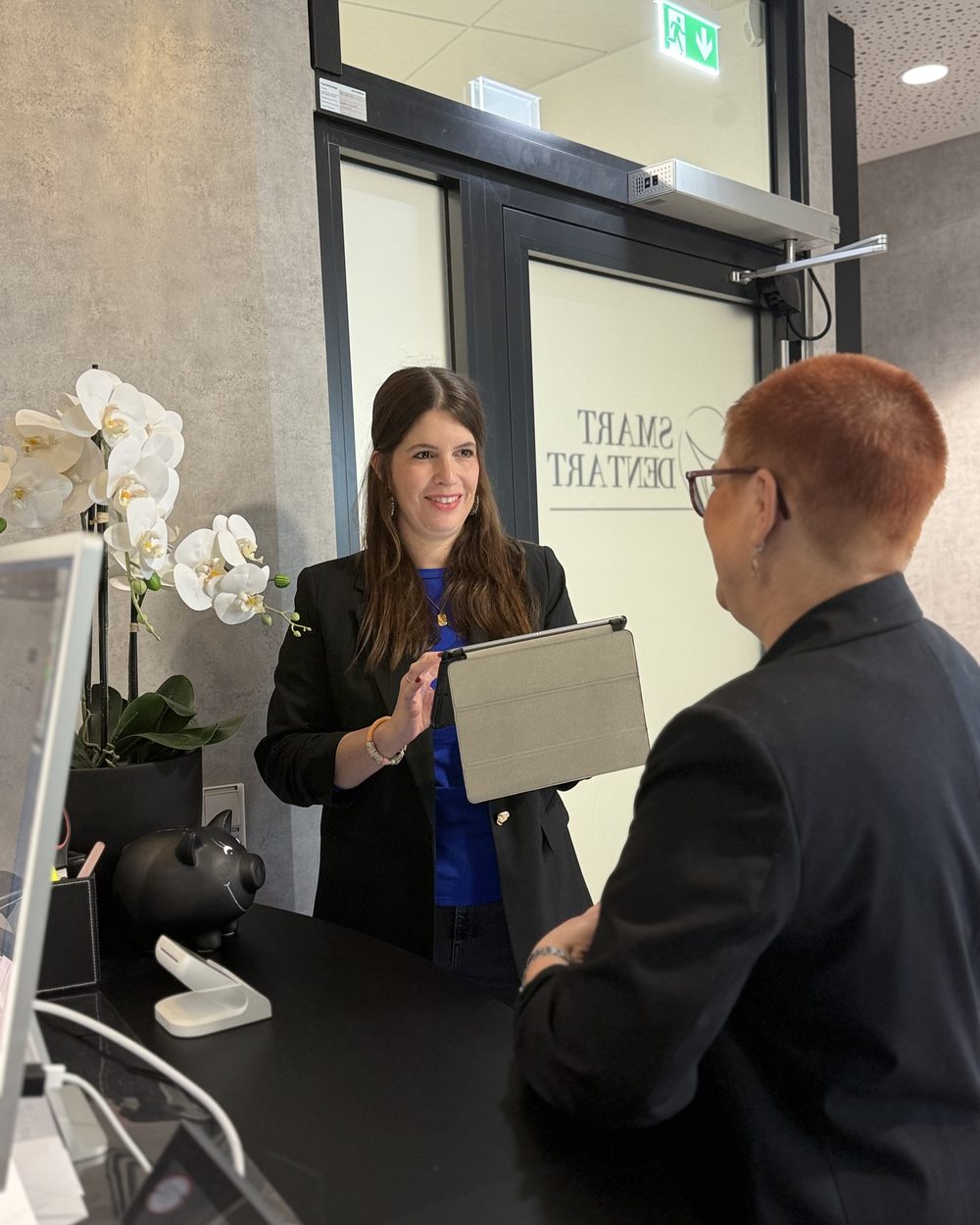 Empfang der Praxis Smart DentArt in Wolfsburg